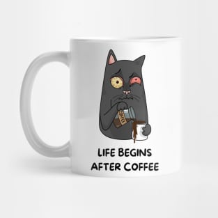 Life begins After Coffee Mug